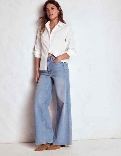 Sienna Cotton Shirt-White-4