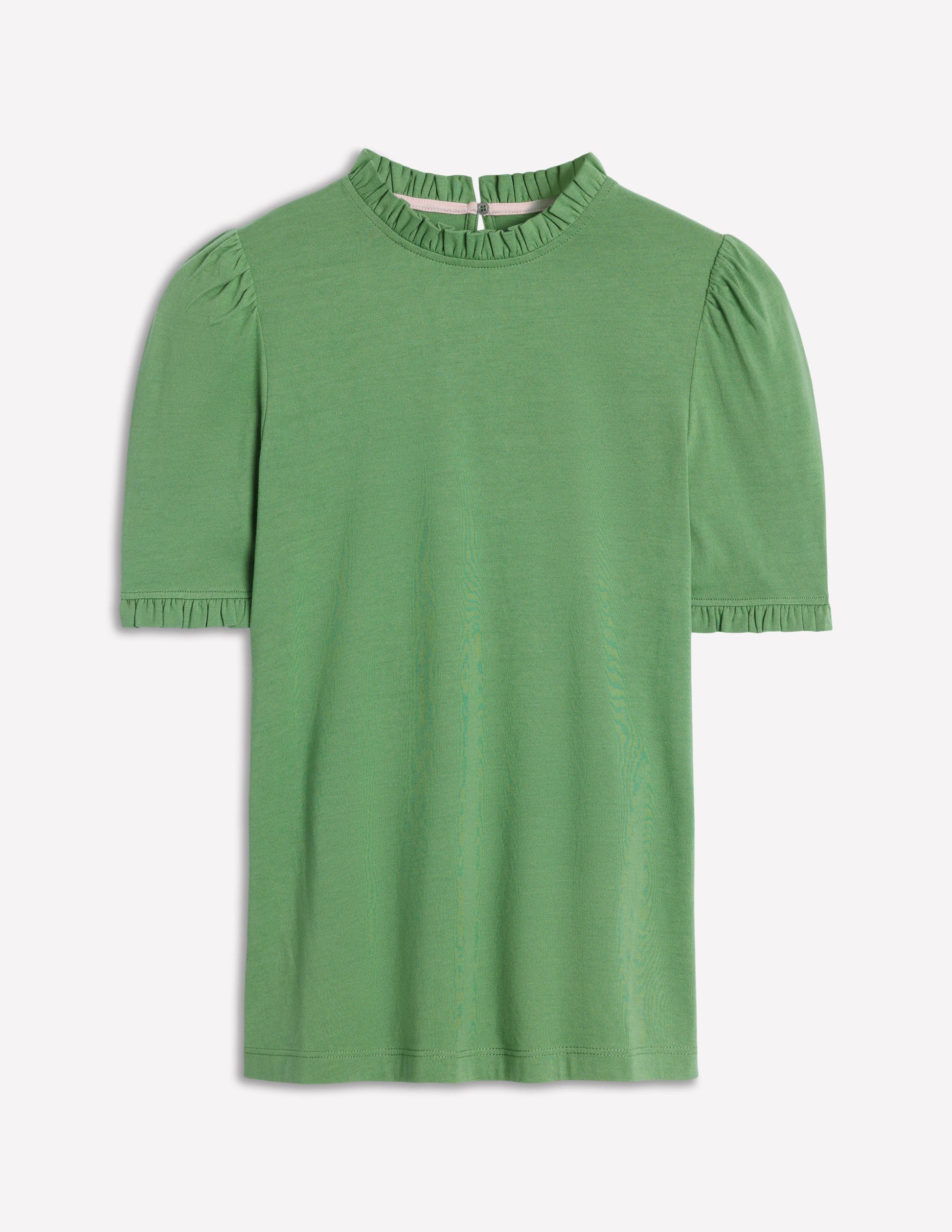 Supersoft Frill Detail T-shirt-Newt Green-6
