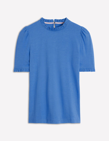 Supersoft Frill Detail T-shirt-Meadow Spring-6