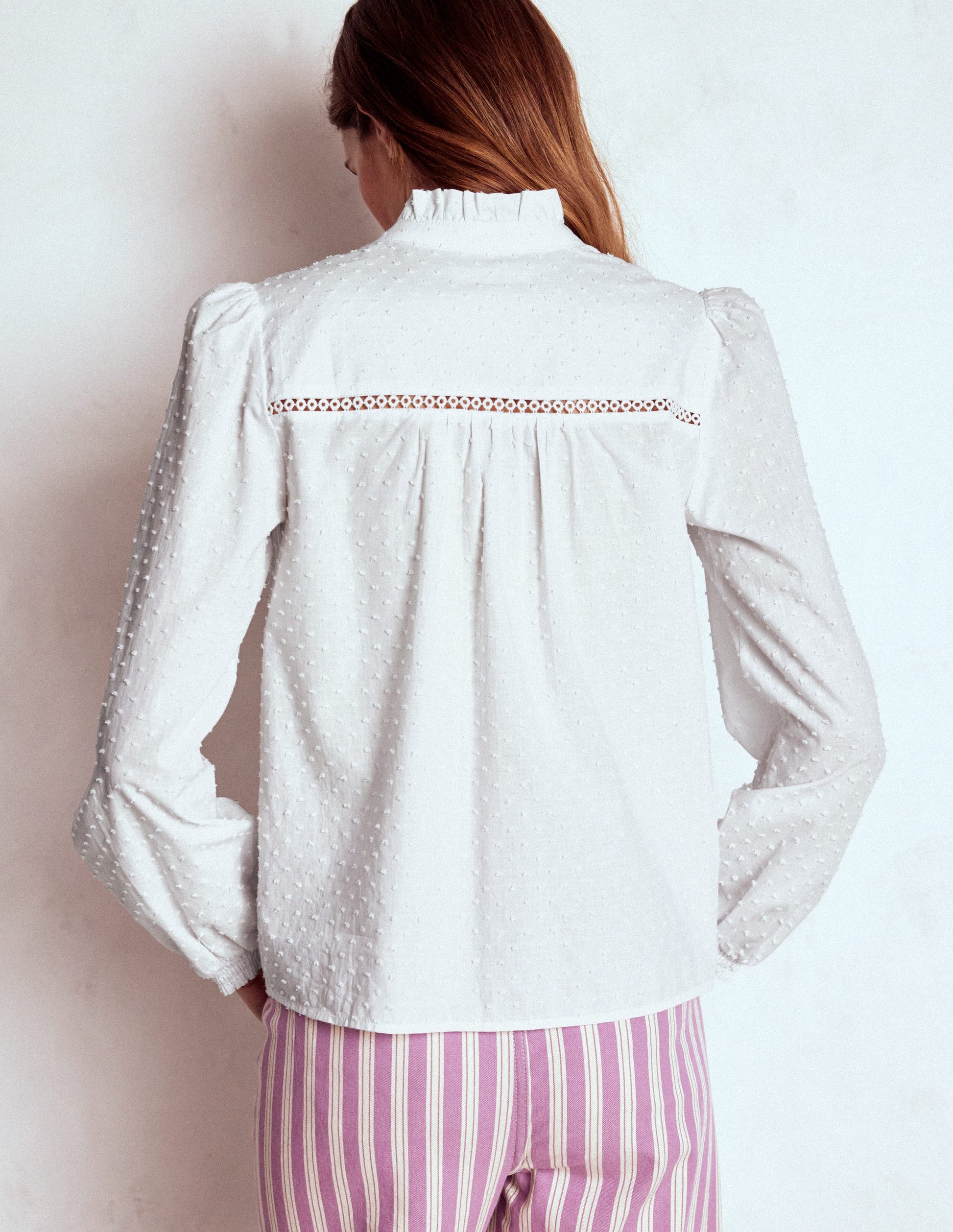 Helena Cotton Dobby Top-White-3