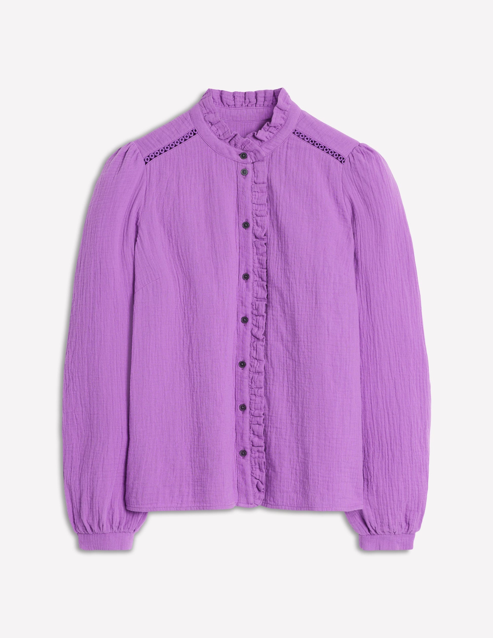 Helena Double Cloth Top-Amethyst Purple-6
