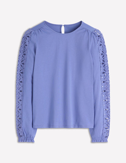 Scarlett Broderie Trim Top-Soft Blue-4