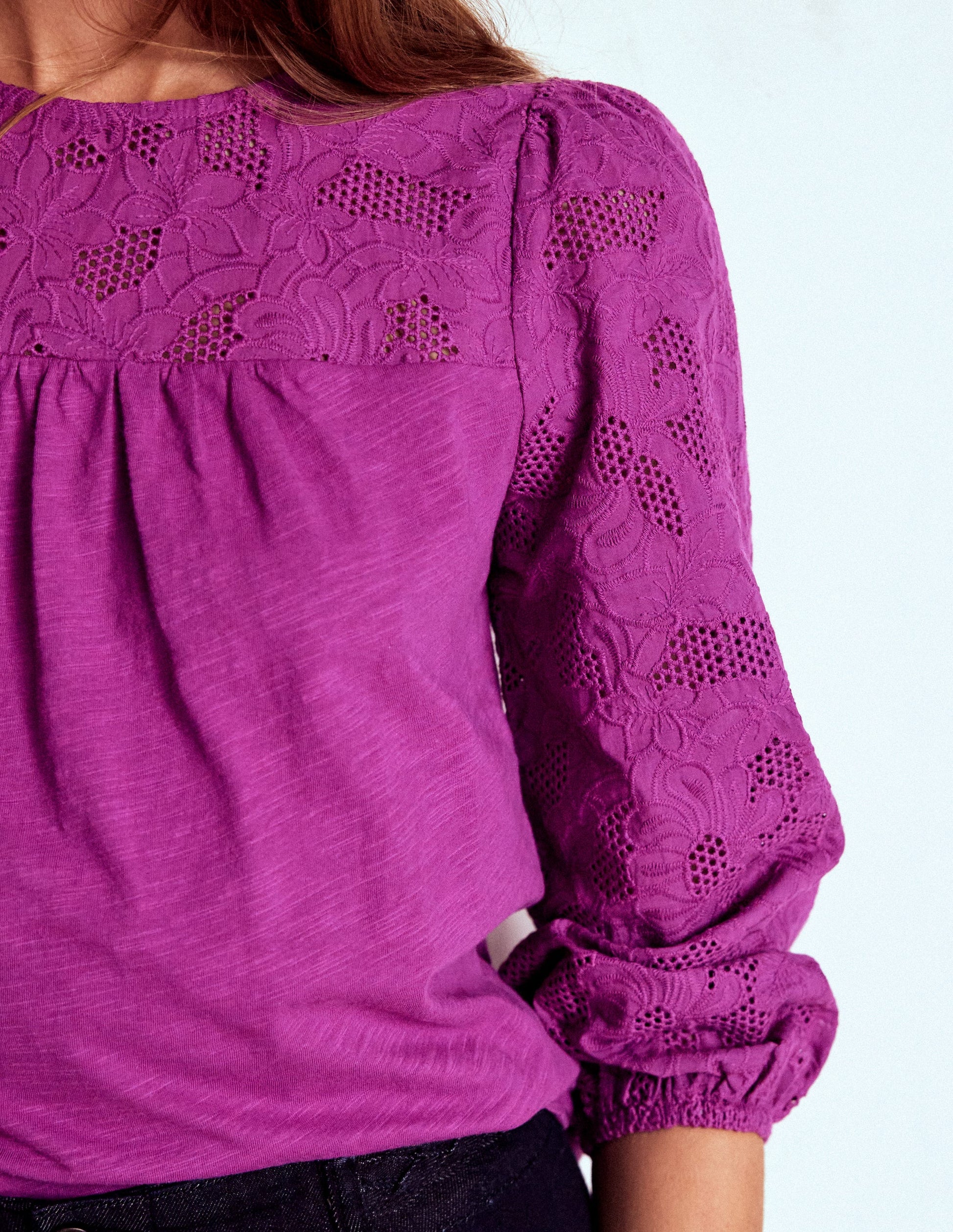May Broderie Top-Regal Purple-3
