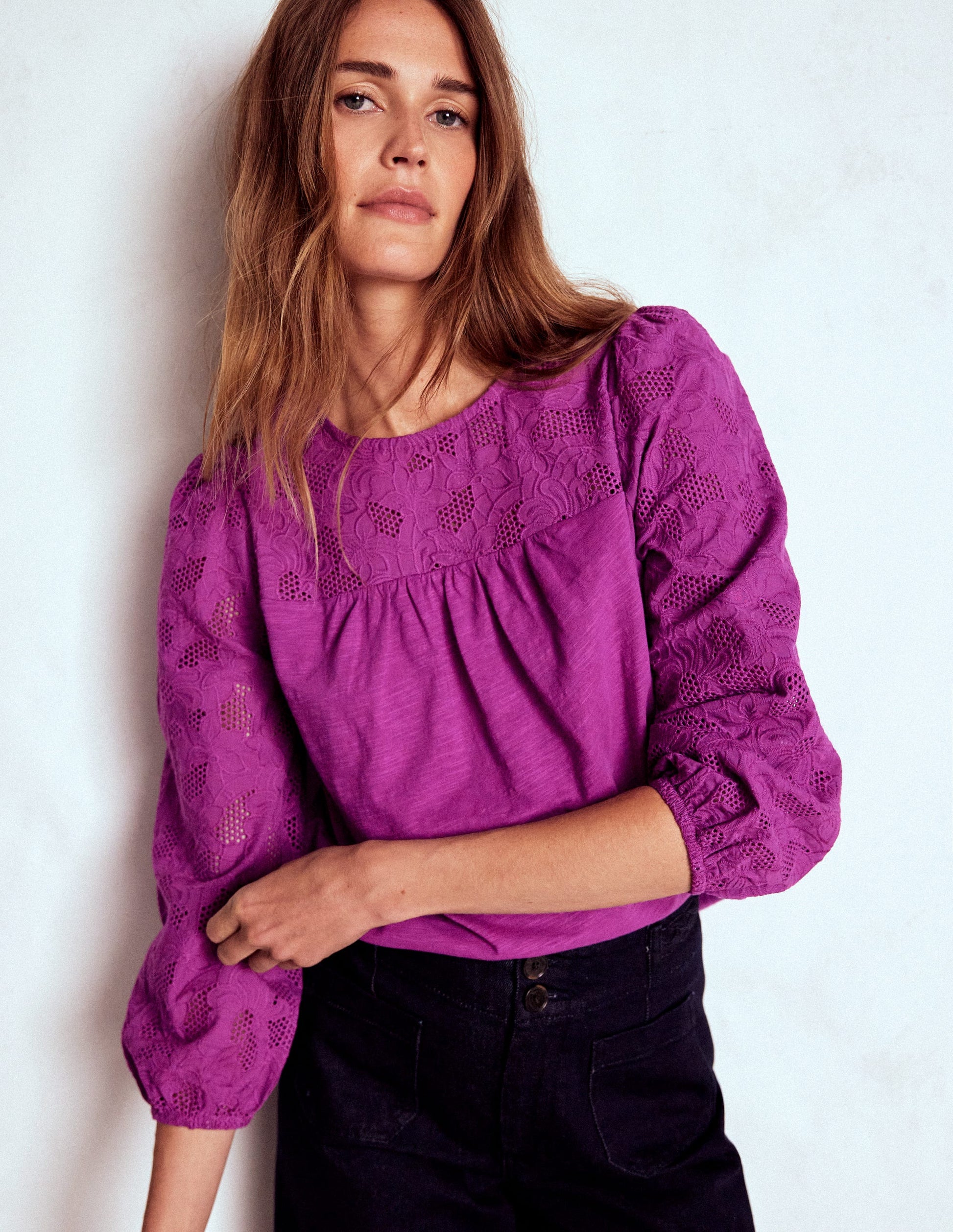 May Broderie Top-Regal Purple-5