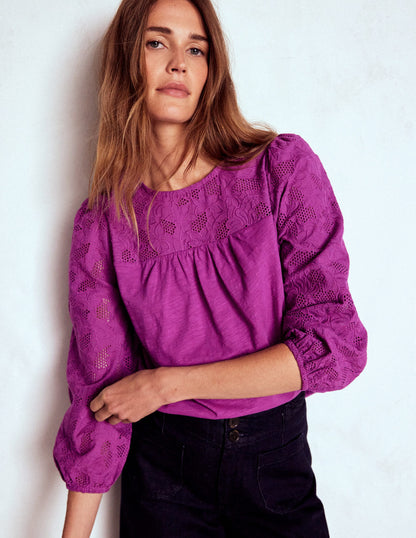 May Broderie Top-Regal Purple-5