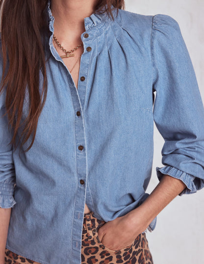 Lorna Denim Top-Light Authentic-3