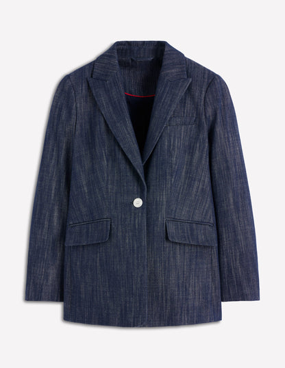Woodbridge Twill Blazer-Indigo-9