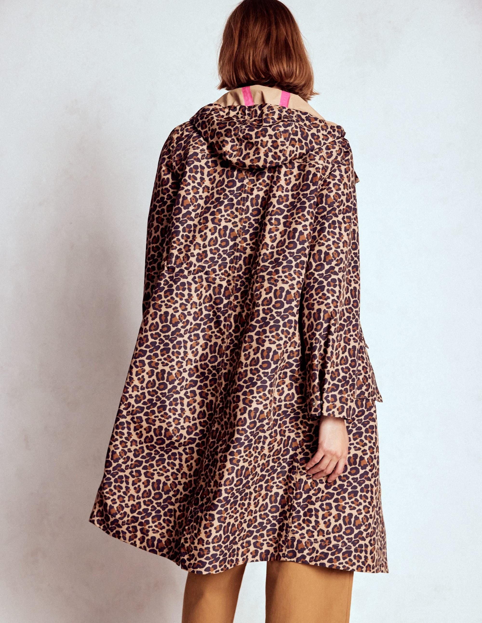 Longline Rain Mac-Multi, Cheetah Spot - Image 3