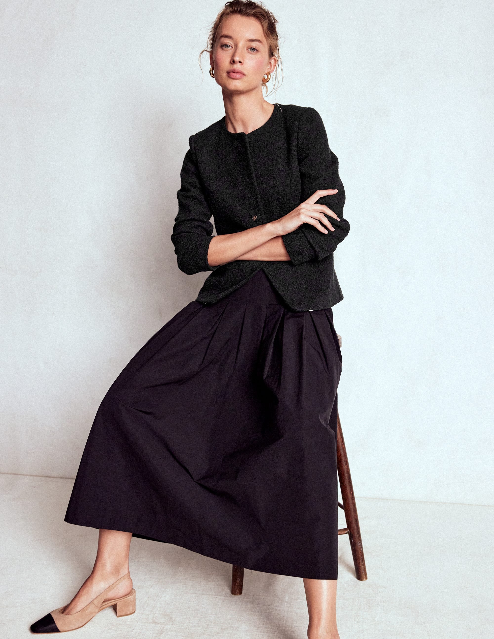 Hampstead Textured Blazer-Black - Image 1