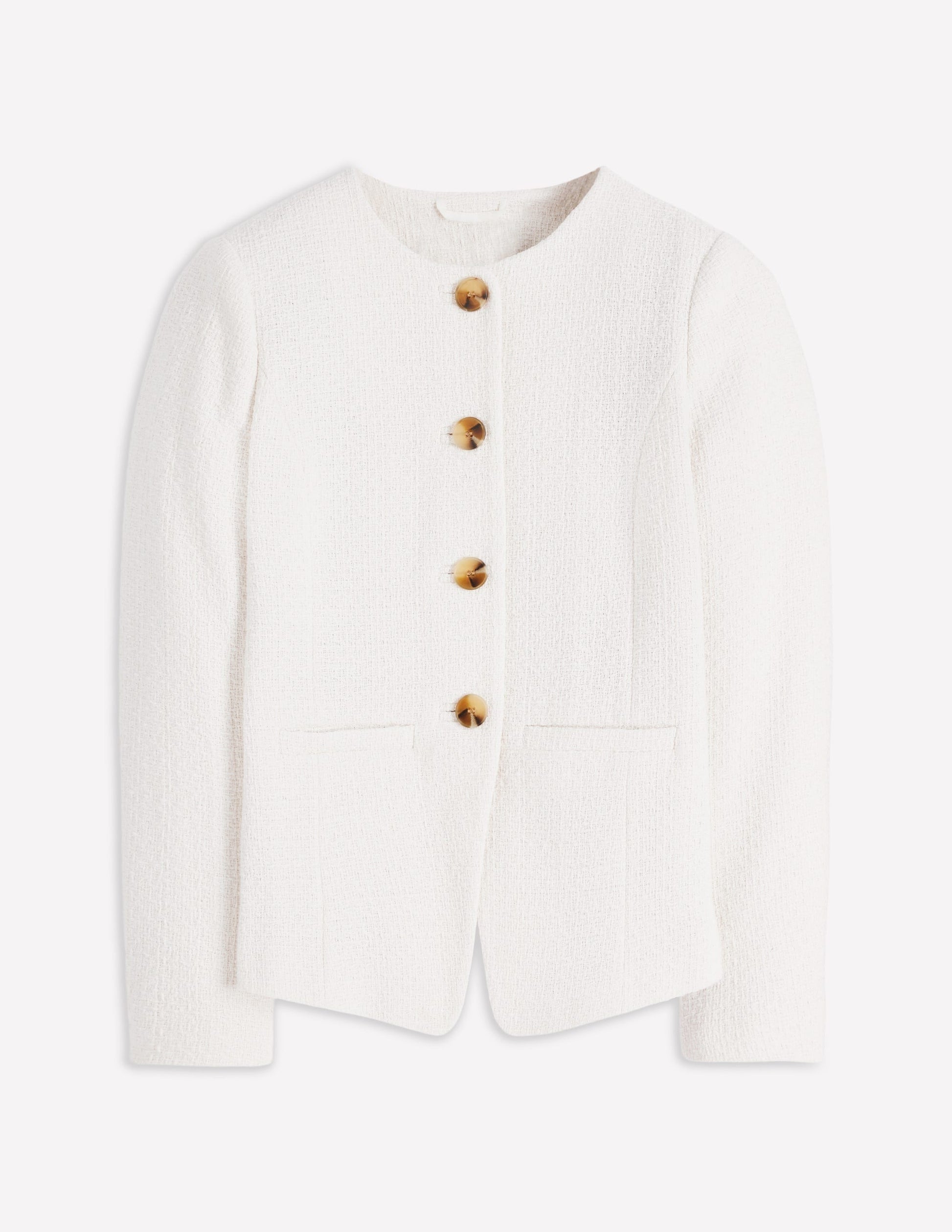 Hampsted Textured Blazer-Cream Texture-6