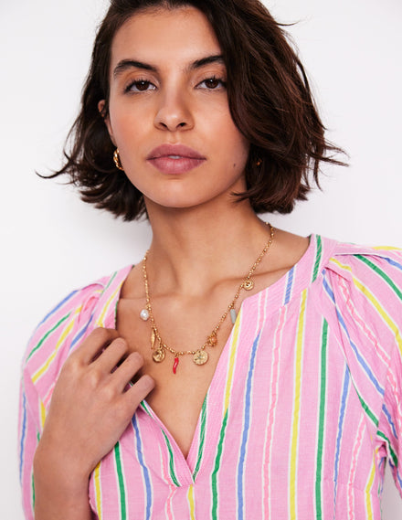 Novelty Charm Necklace-Chilli