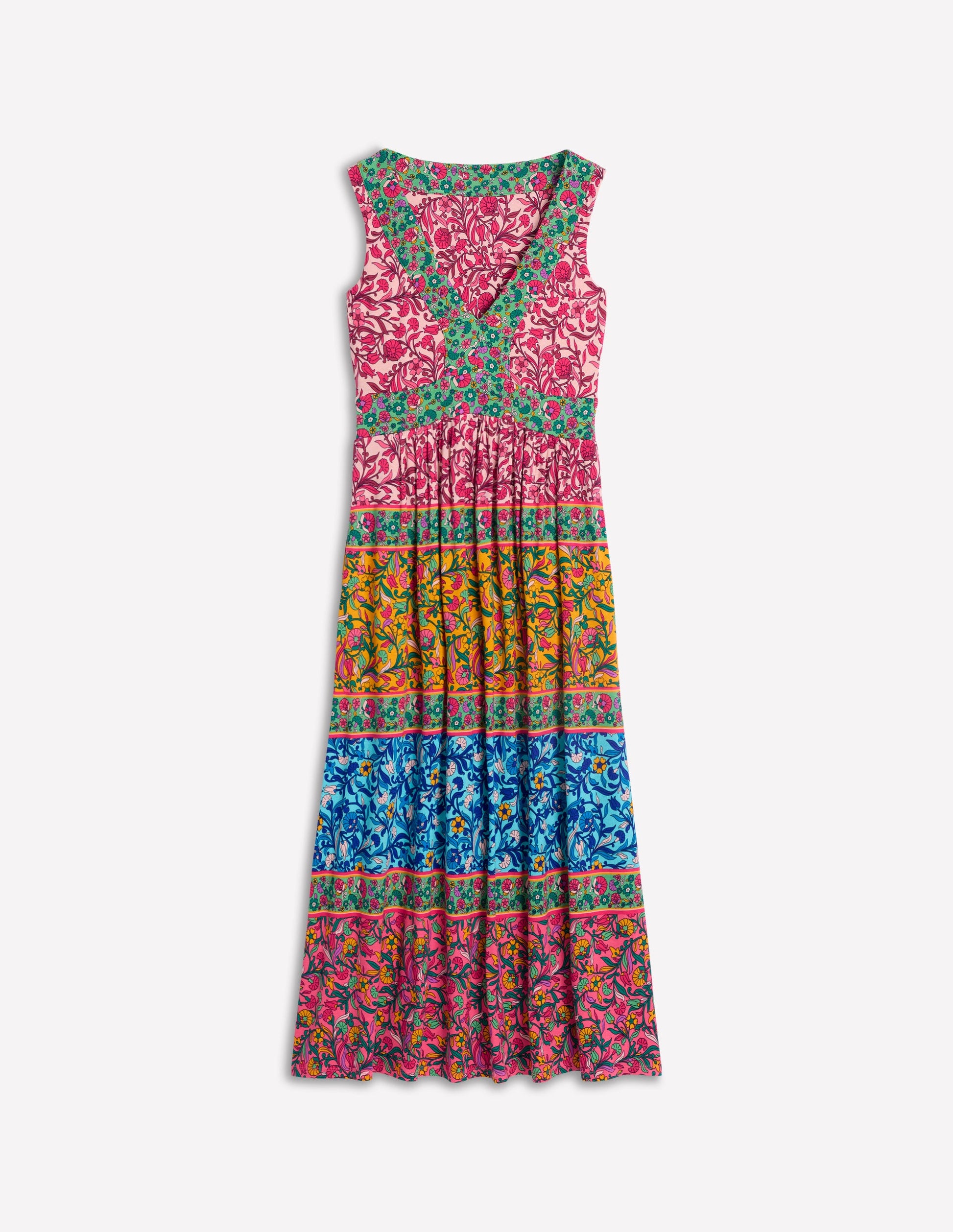 Olympia Jersey Maxi Dress-Multi, Enchanting Vine-6