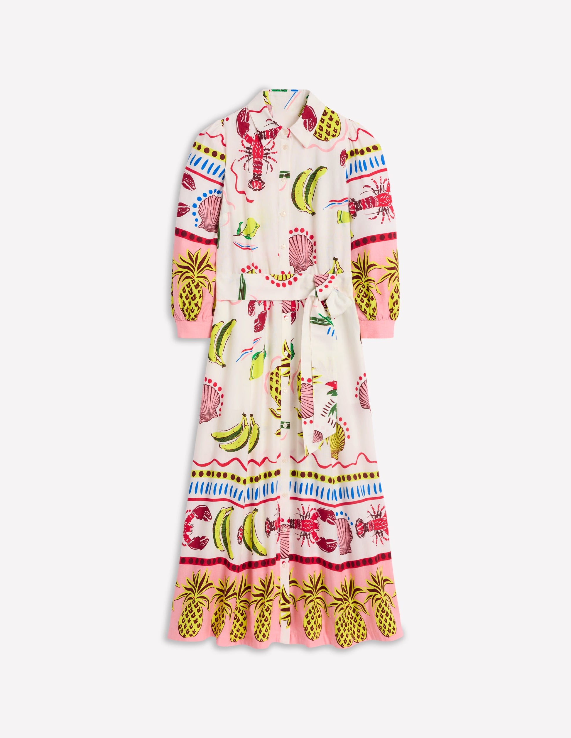 boden scarf print shirt dress BODEN Scarf Print Shirt Dress