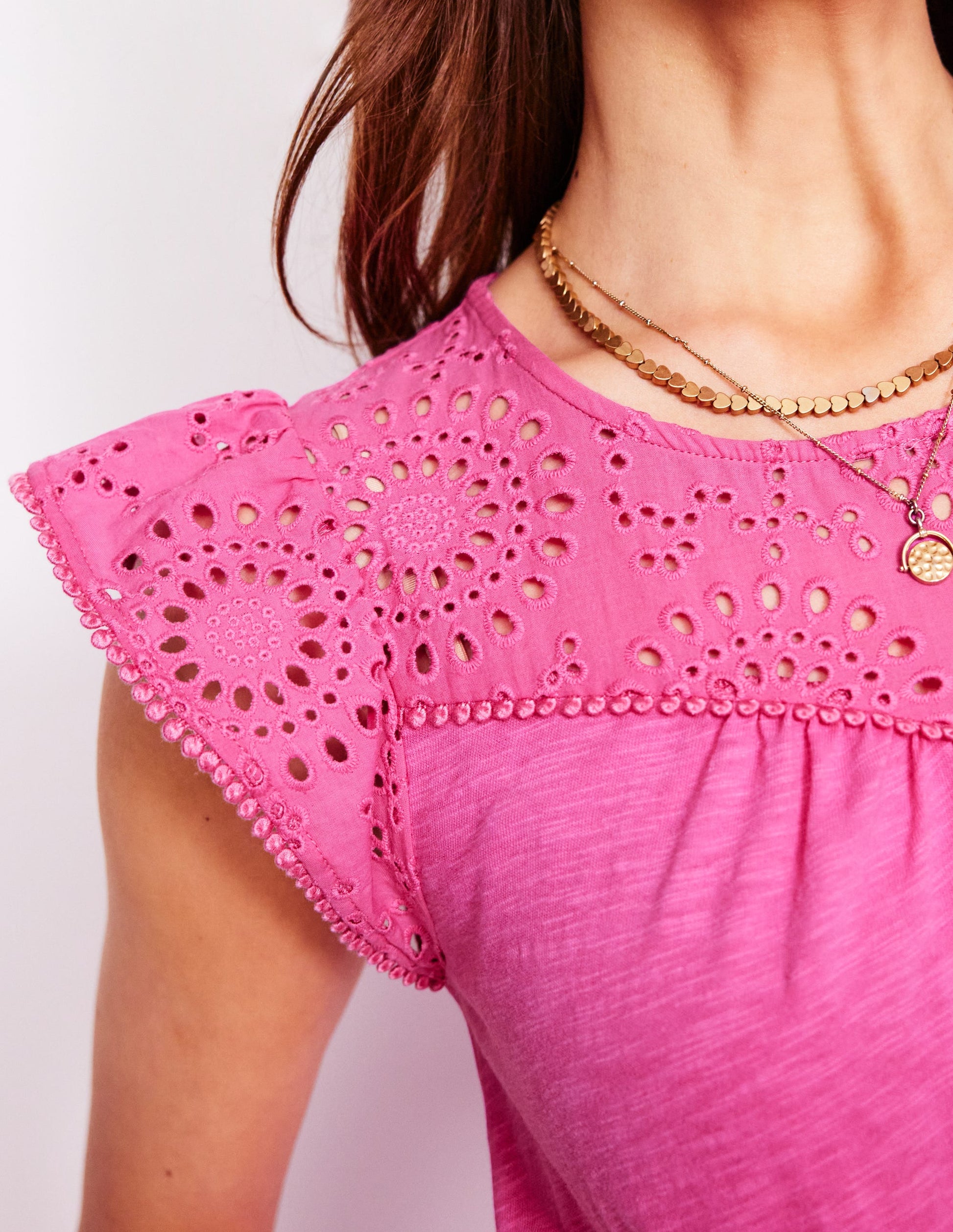 Juliet Broderie Midi Dress-Tickled Pink-2