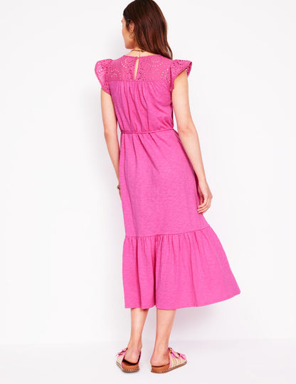 Juliet Broderie Midi Dress-Tickled Pink-3