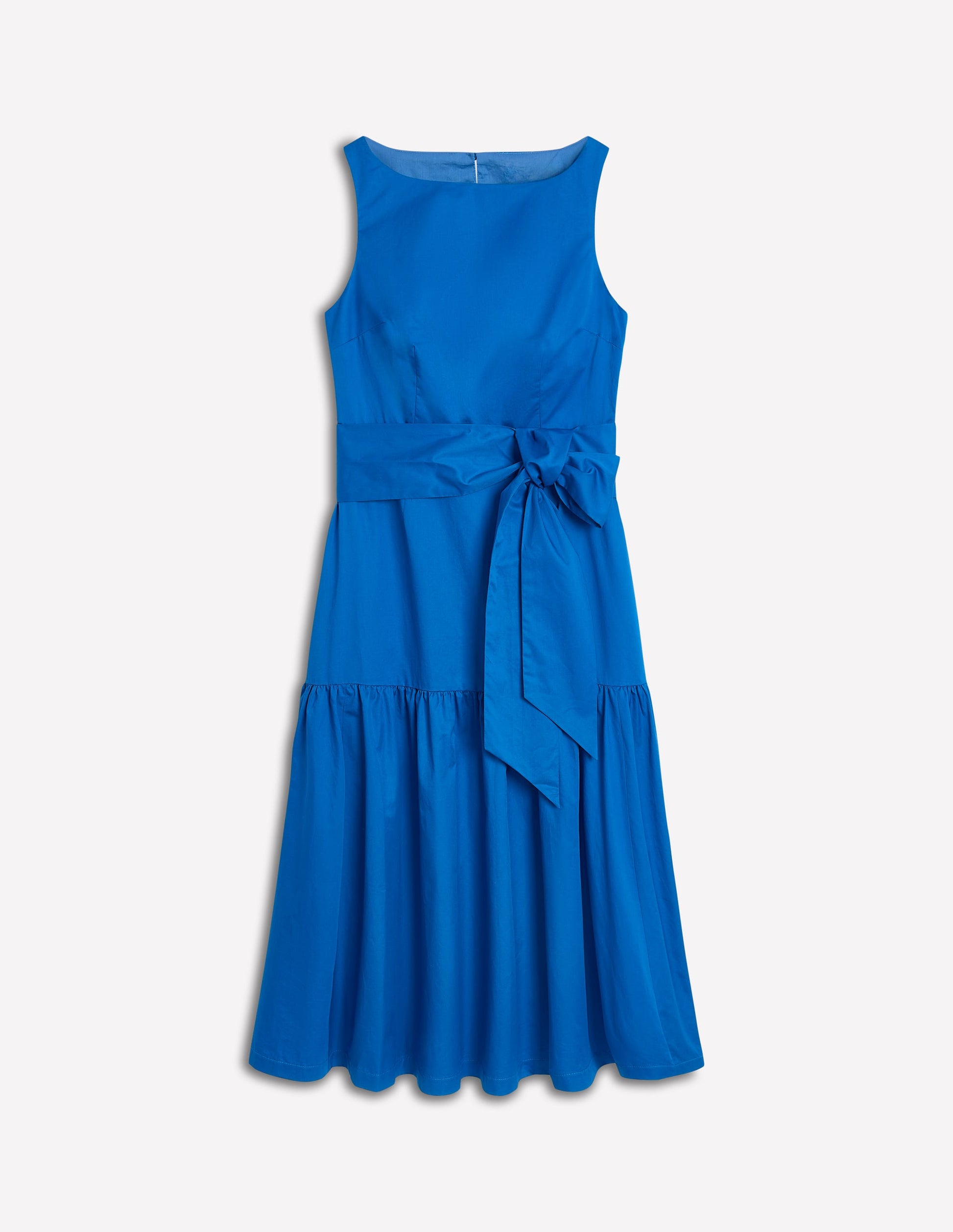 Deep Tier Fit & Flare Dress-Kingfisher Blue-7