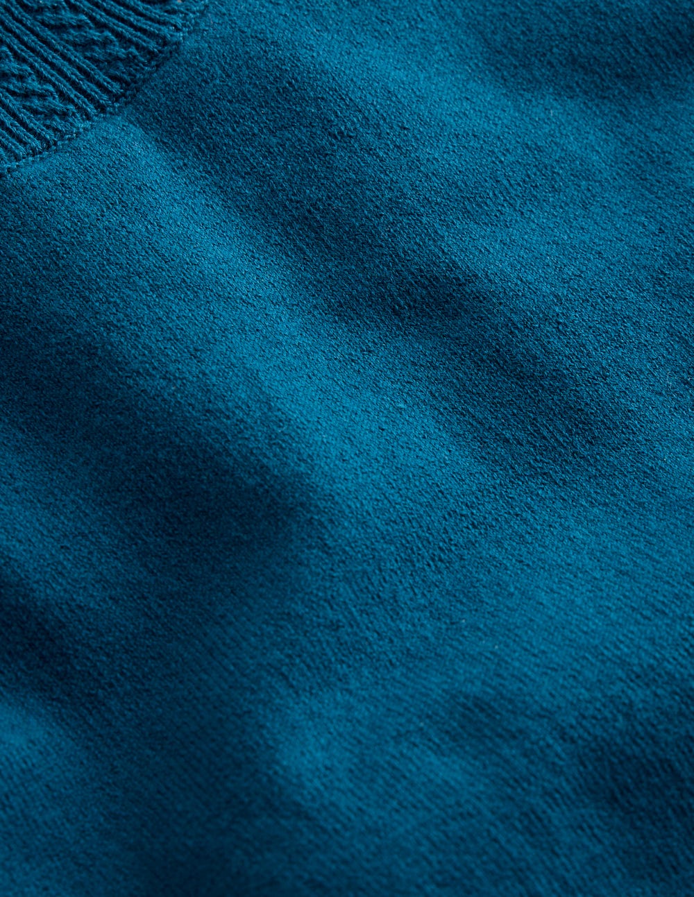 Emilia Cotton Crew T-shirt-Harbour Blue-5