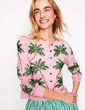 Embellished  Cardigan-Soft Pink
