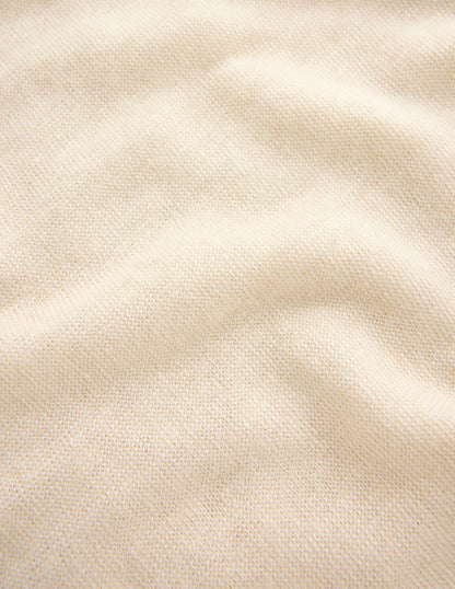 Liv Boat Neck Linen T-Shirt-Warm Ivory