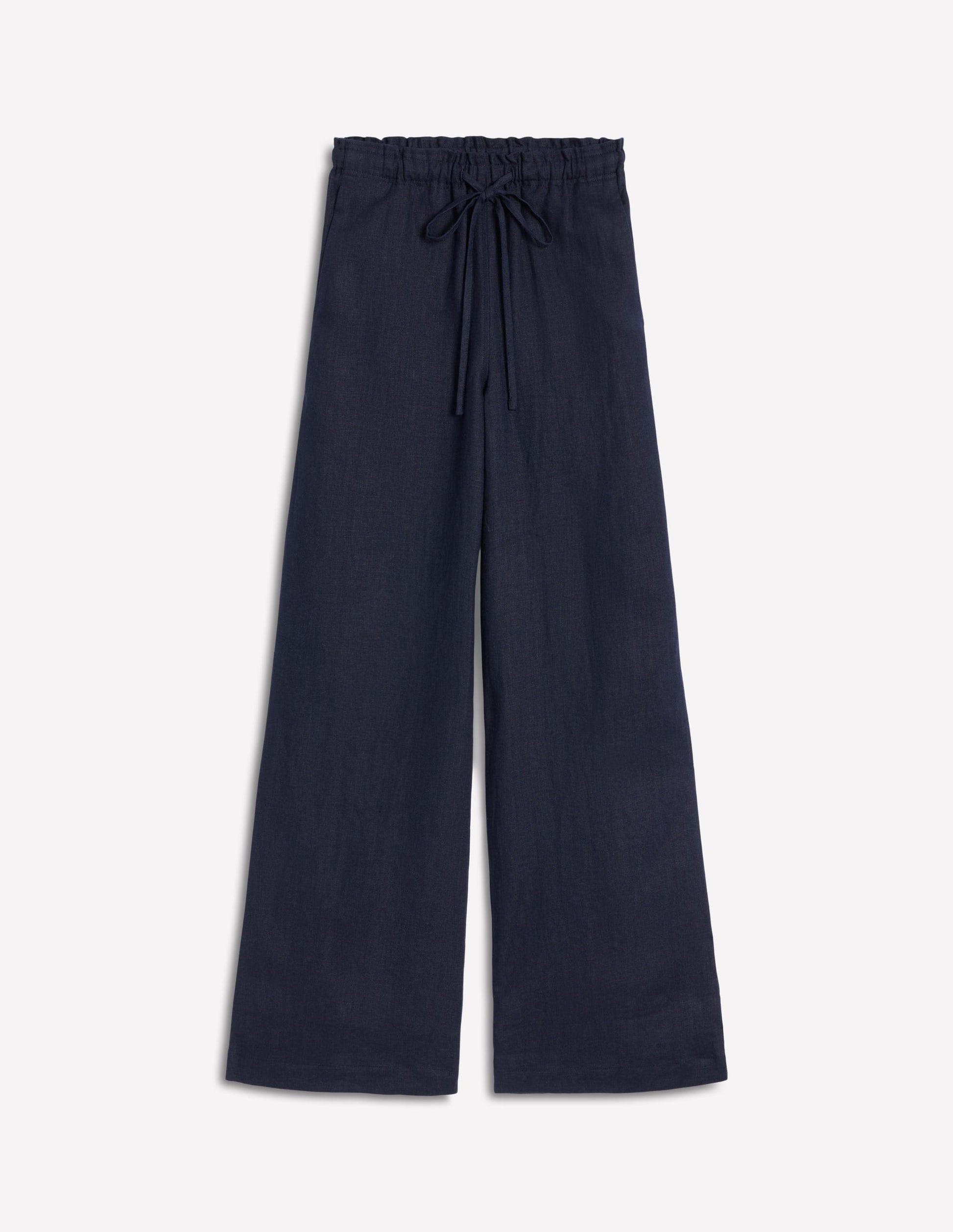 Islington Linen Trousers-Navy-6