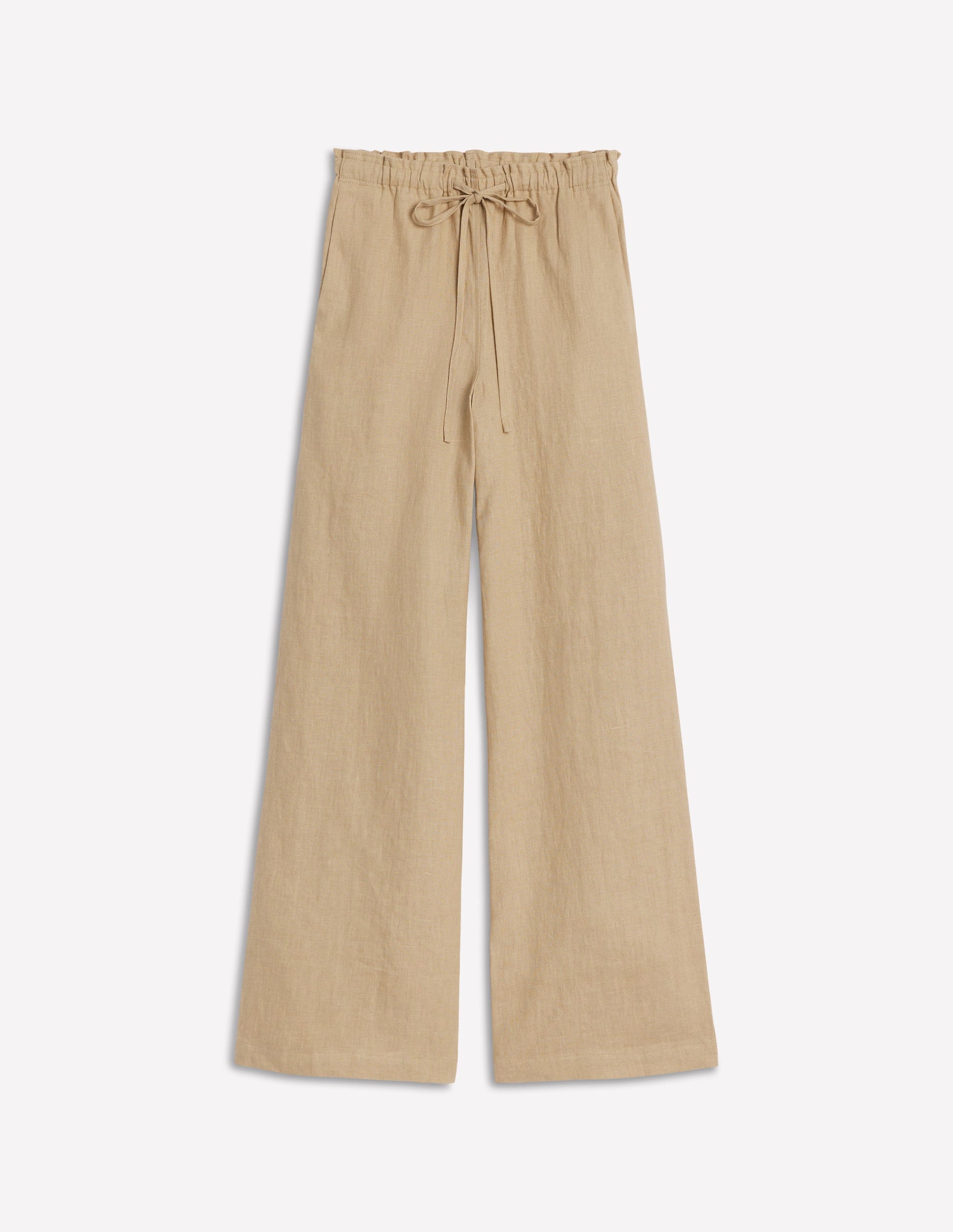 Islington Linen Trousers-Oatmeal-6