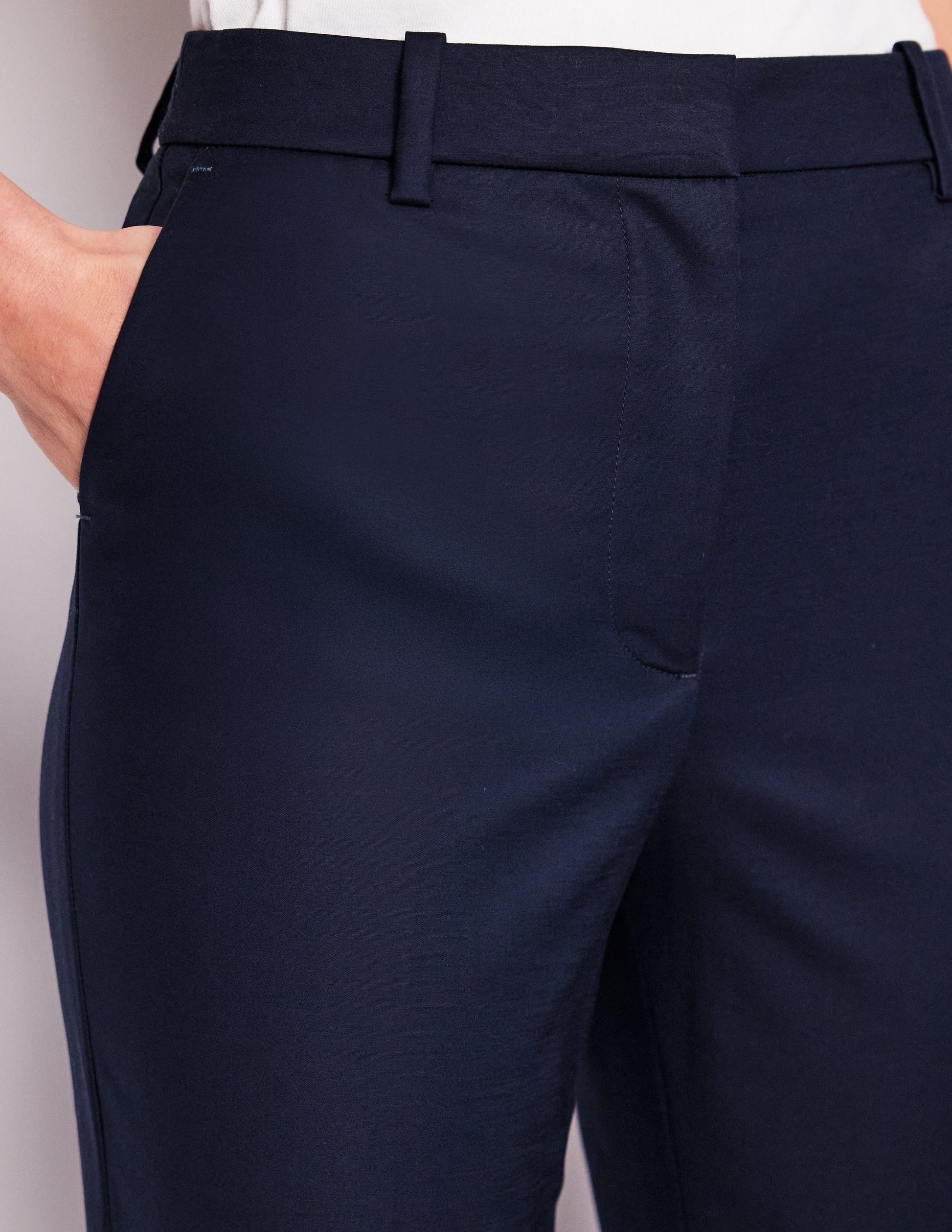 Capri Trousers-Navy-2
