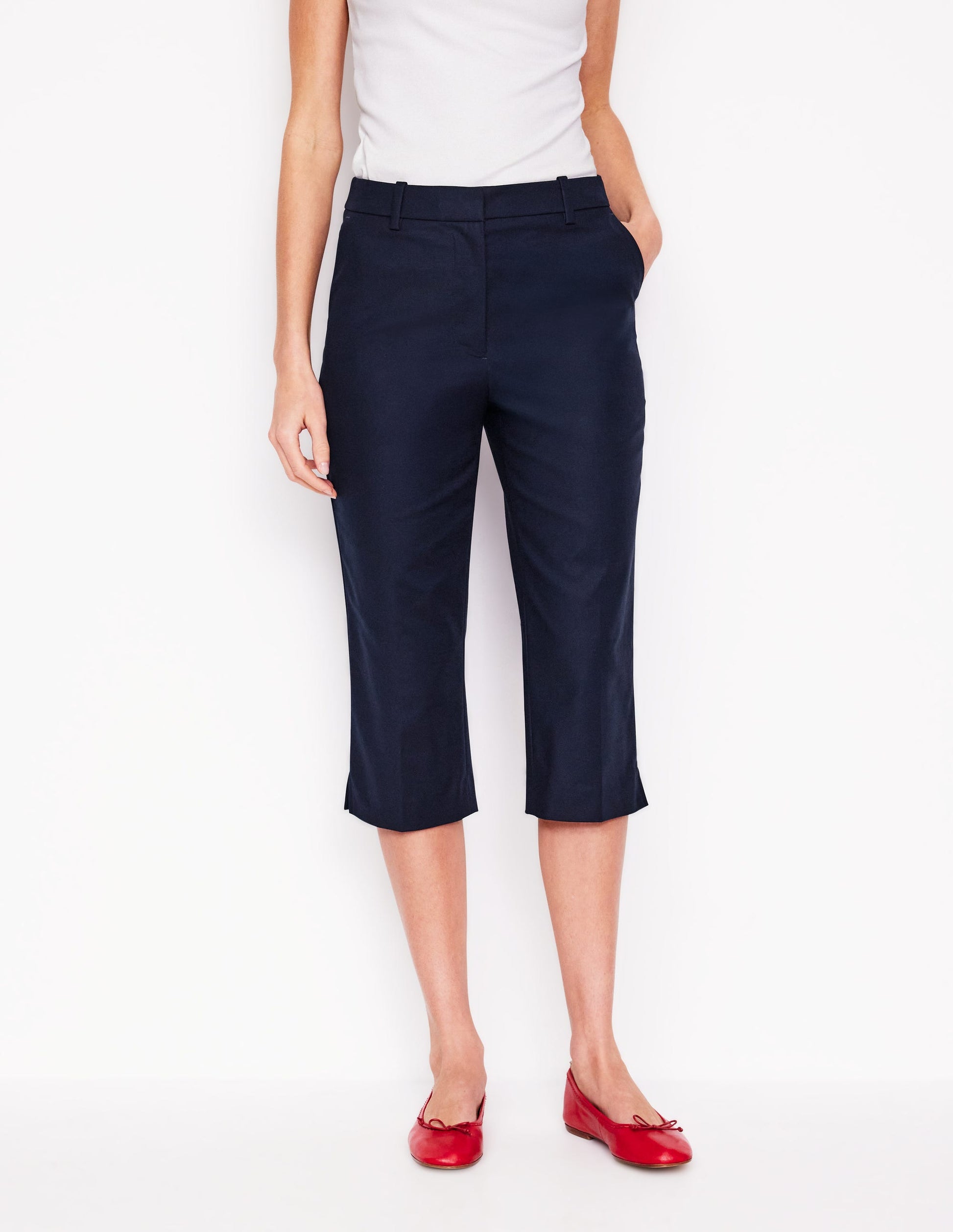 Capri Trousers-Navy-4