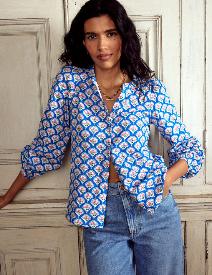 Marina Jersey Shirt-Gallery Blue, Blossom Terrace