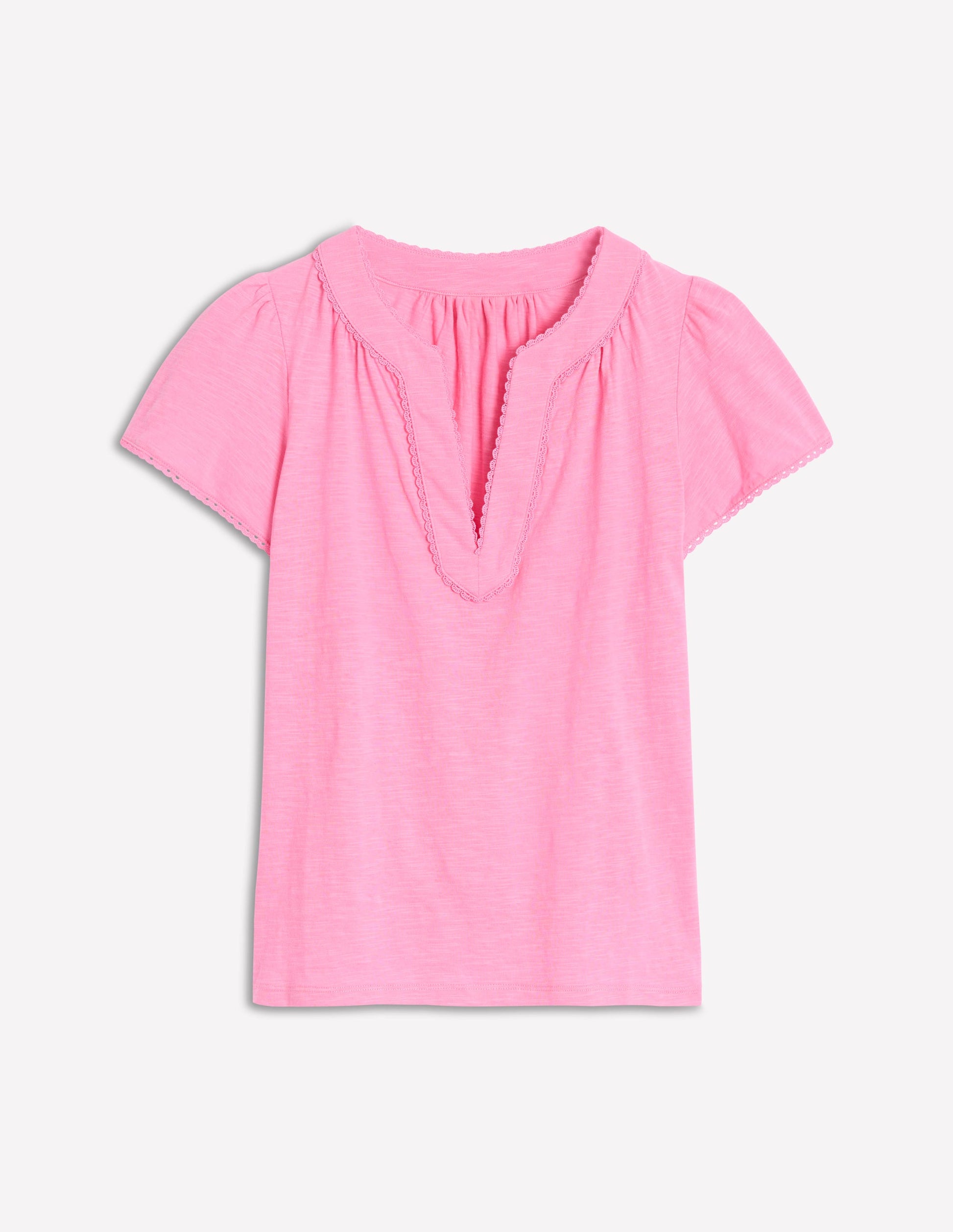 Ava Short Sleeve Top-Pink Lemonade-5