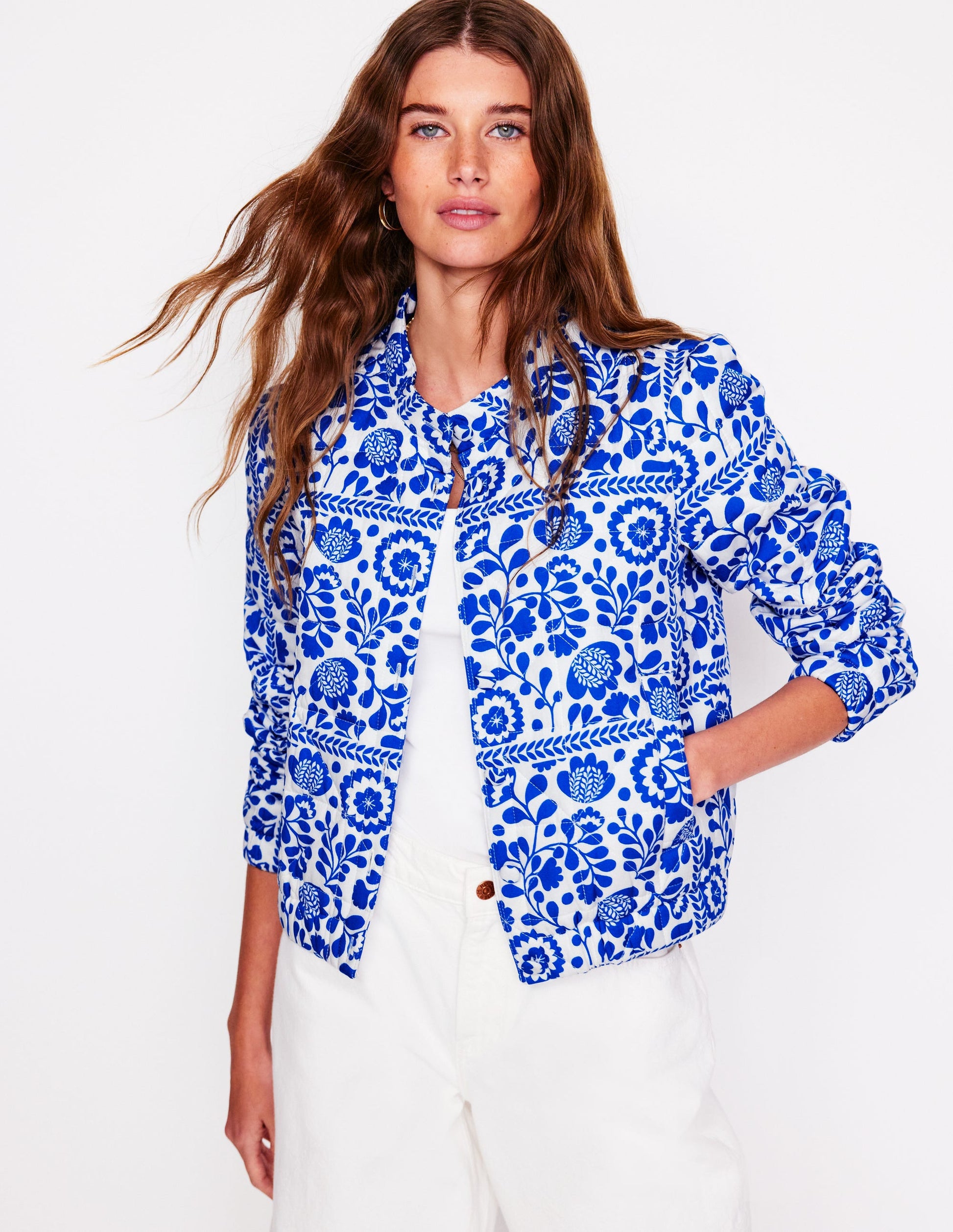 Highbury Quilted Jacket-Vine Tile-1