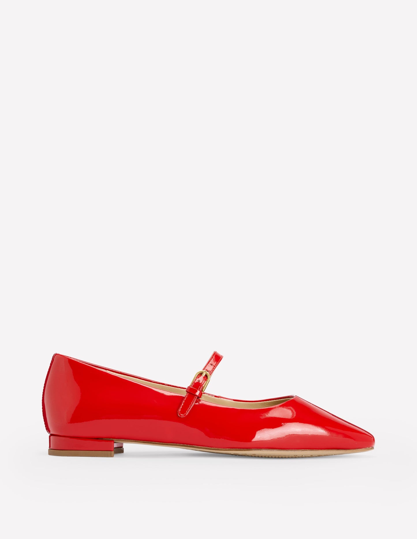 Penelope Mary Jane Flat-Post Box Red Patent