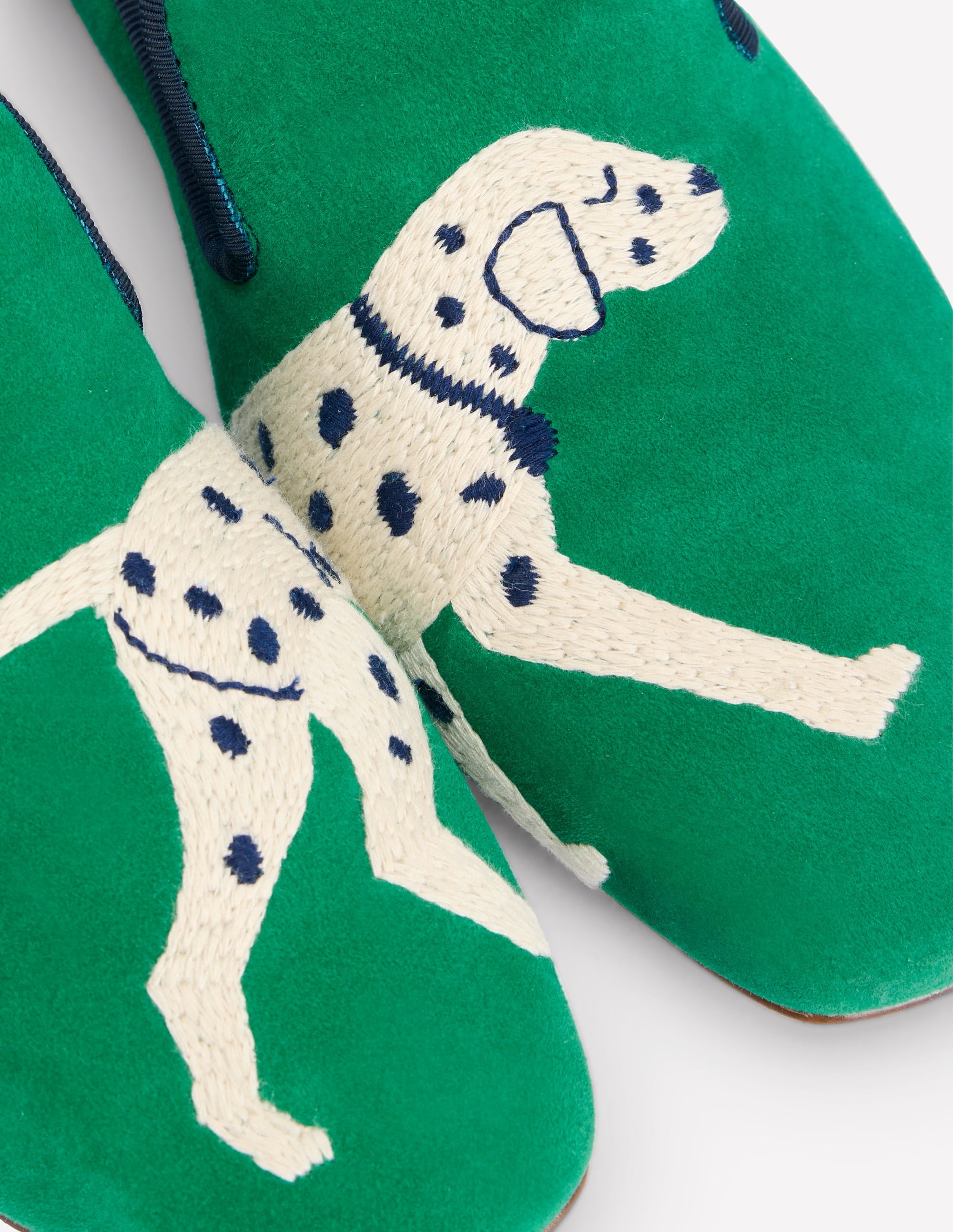 Slipper Cut Loafers-Rich Emerald, Dog - Image 4