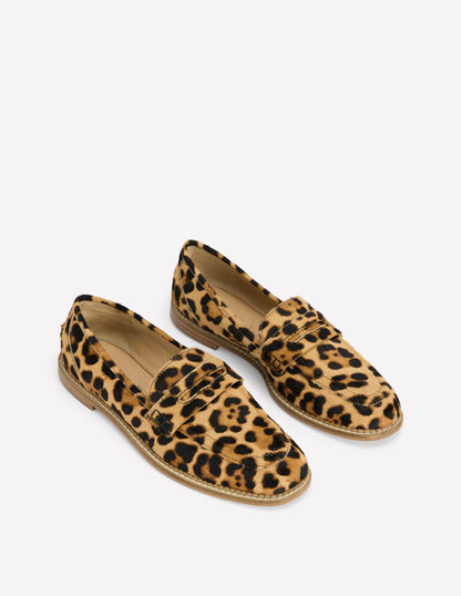 Nya Structured Penny Loafer-Classic Leopard