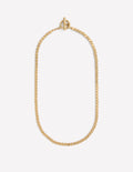 Metal Heart Necklace-Gold