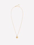 Fine Spinner Pendant Necklace-Gold Colour