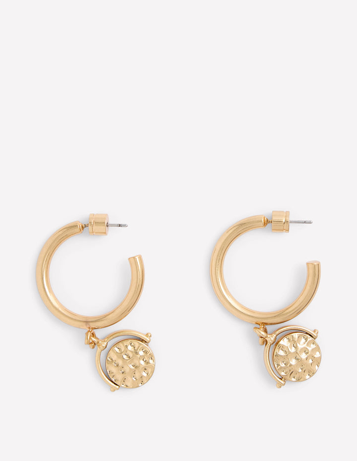 Spinner Disc Hoops-Gold Colour