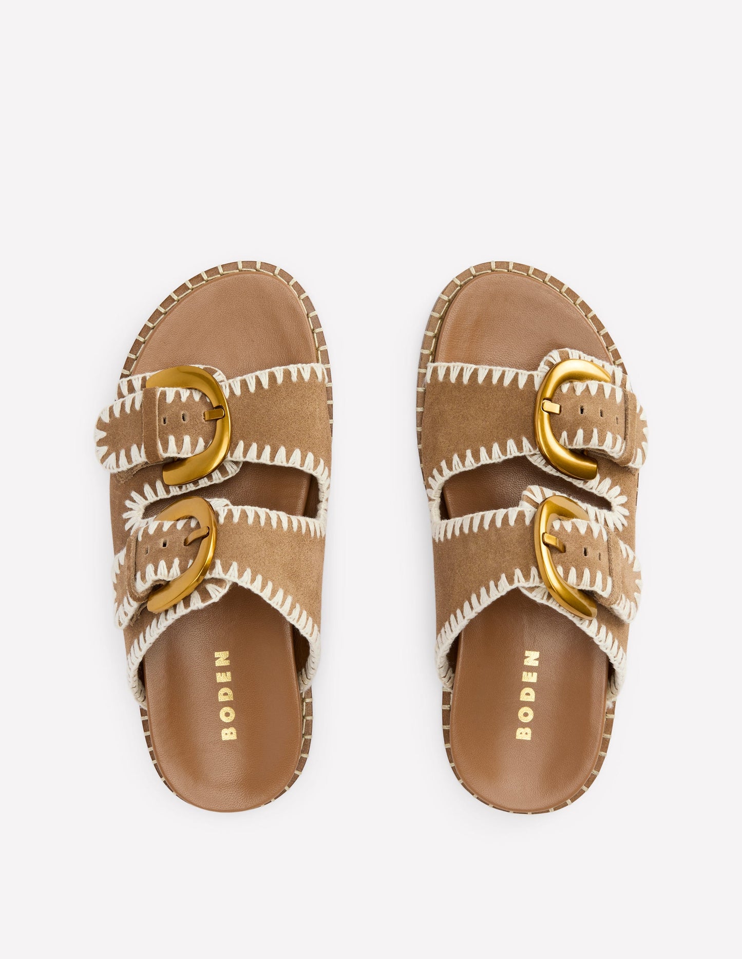 Alberta Footbed Sandal-Tan