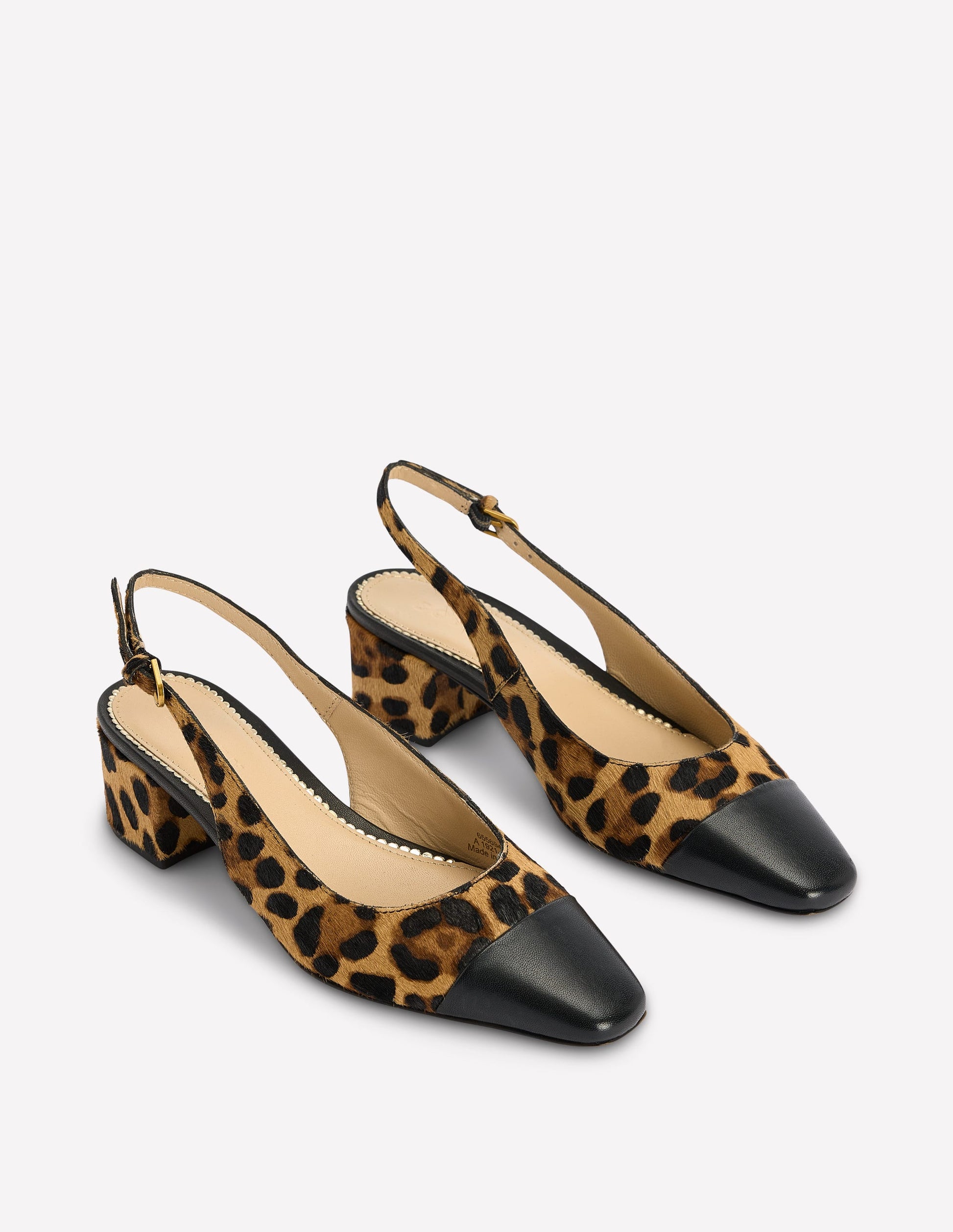 Ailsa Block Heel Slingbacks-Classic Leopard-3