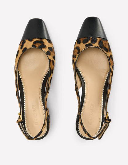 Ailsa Block Heel Slingbacks-Classic Leopard-5