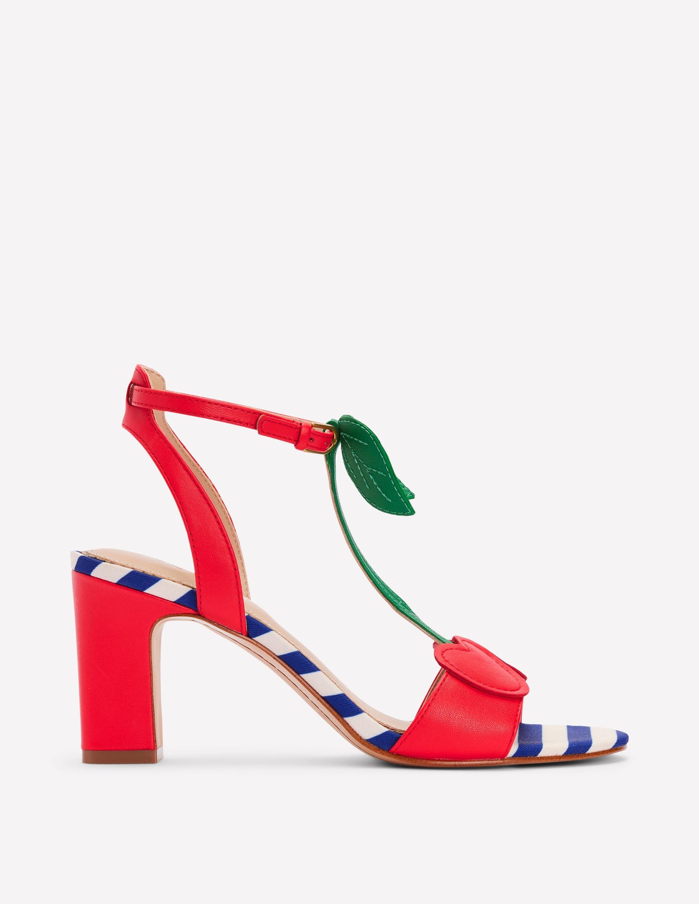 Cherry Heeled Sandal-Cherry