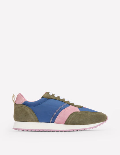 Runner Trainers-Blue Colourblock