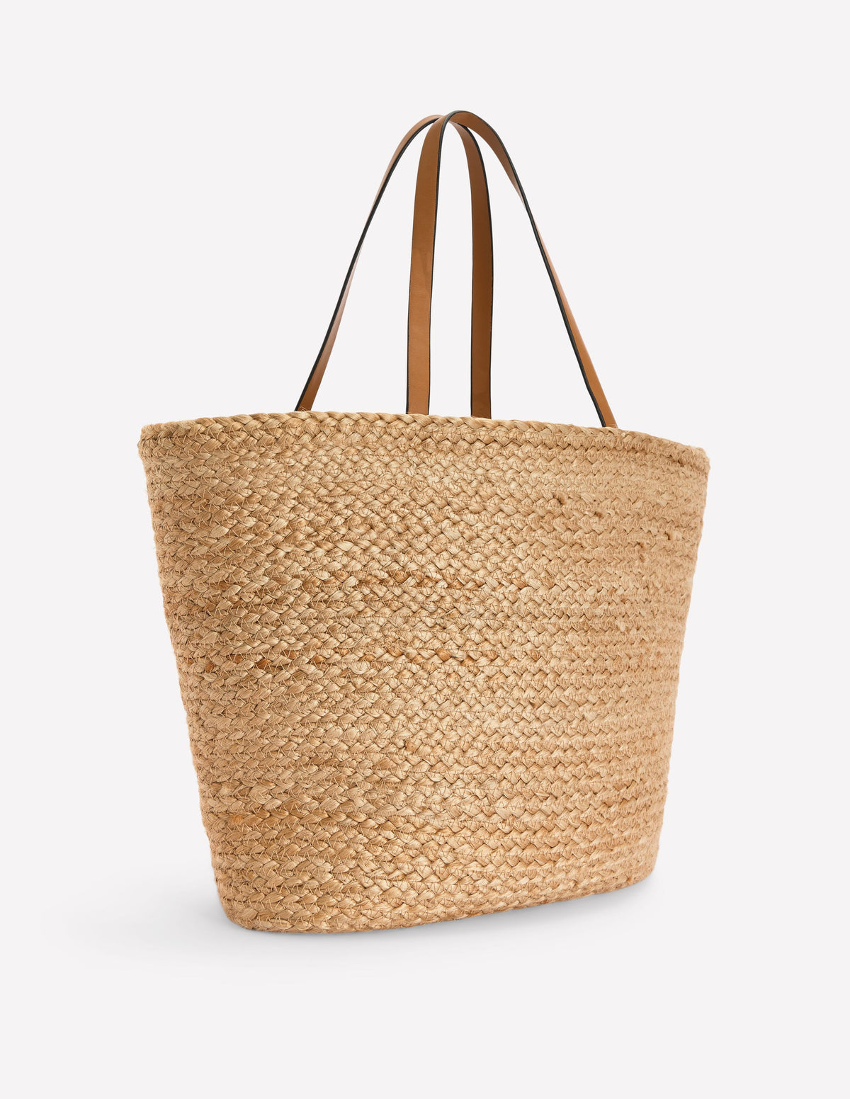 Woven Snaffle Tote-Neutral - Image 3