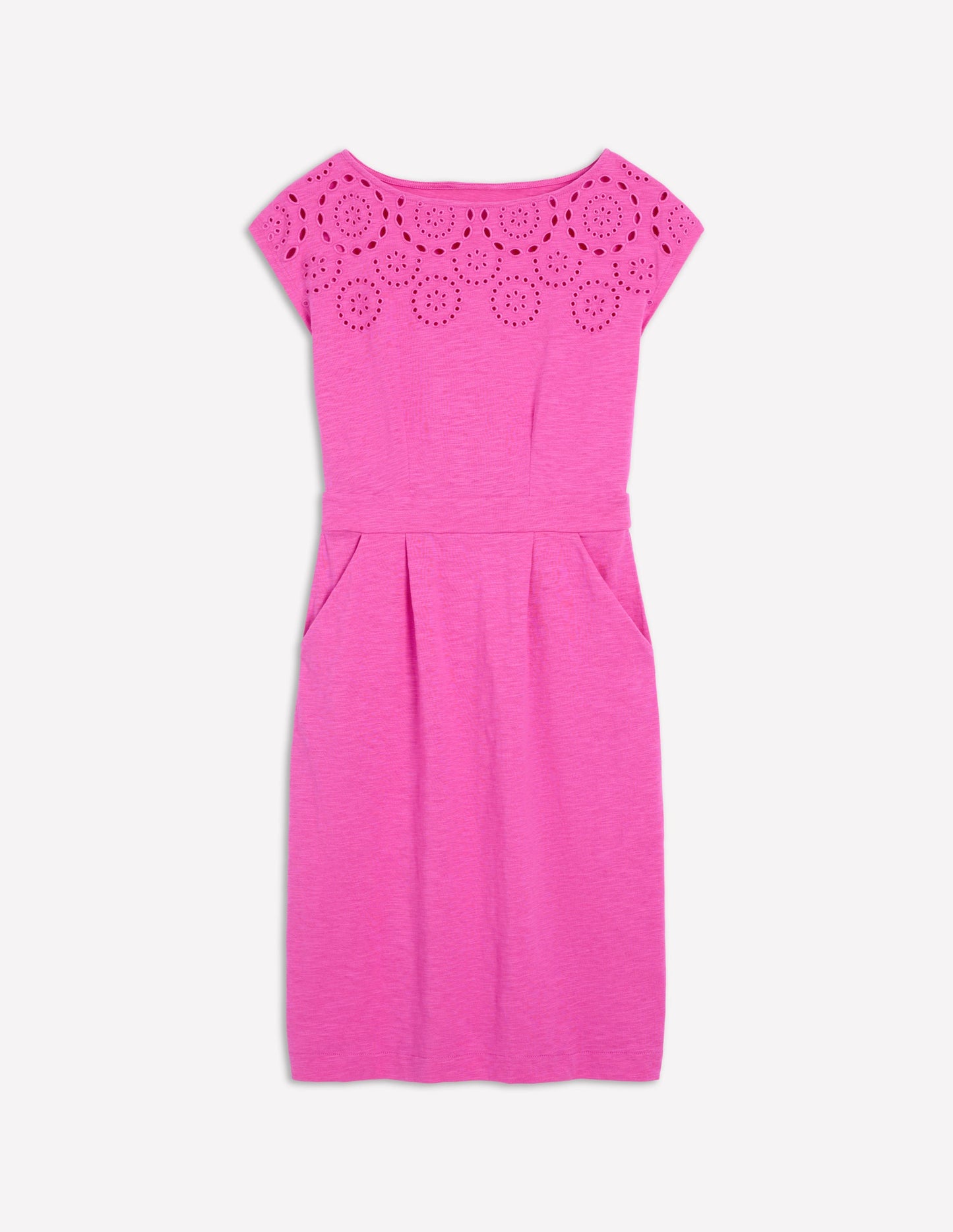 Florrie Broderie Dress-Cosmos Pink