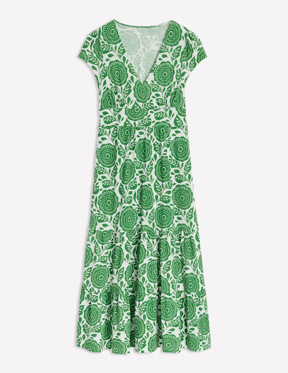 eloise tiered jersey dress BODEN Eloise Tiered Jersey Dress