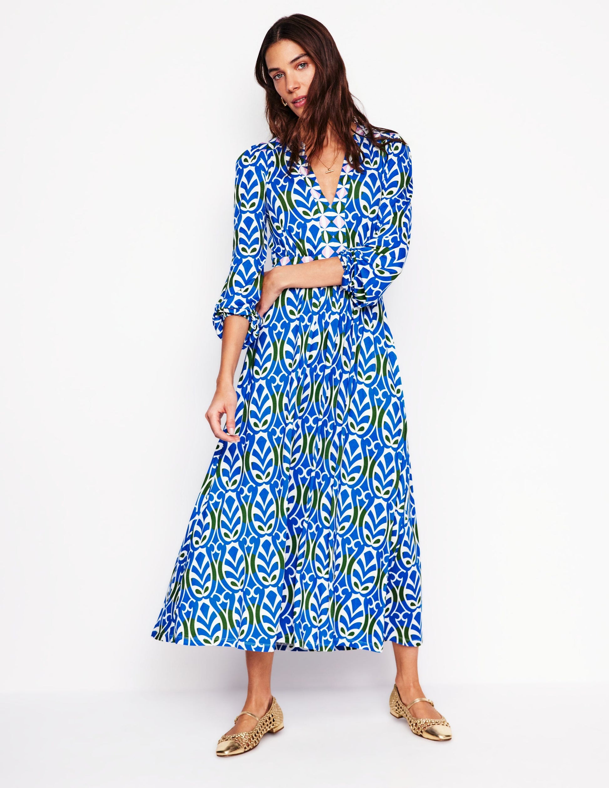 lily long sleeve midi dress Lily Long Sleeve Midi Dress-Navy