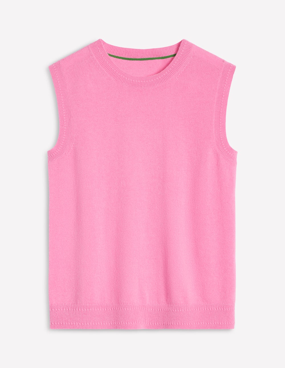 Eva Cashmere Tank-Meadowsweet Pink