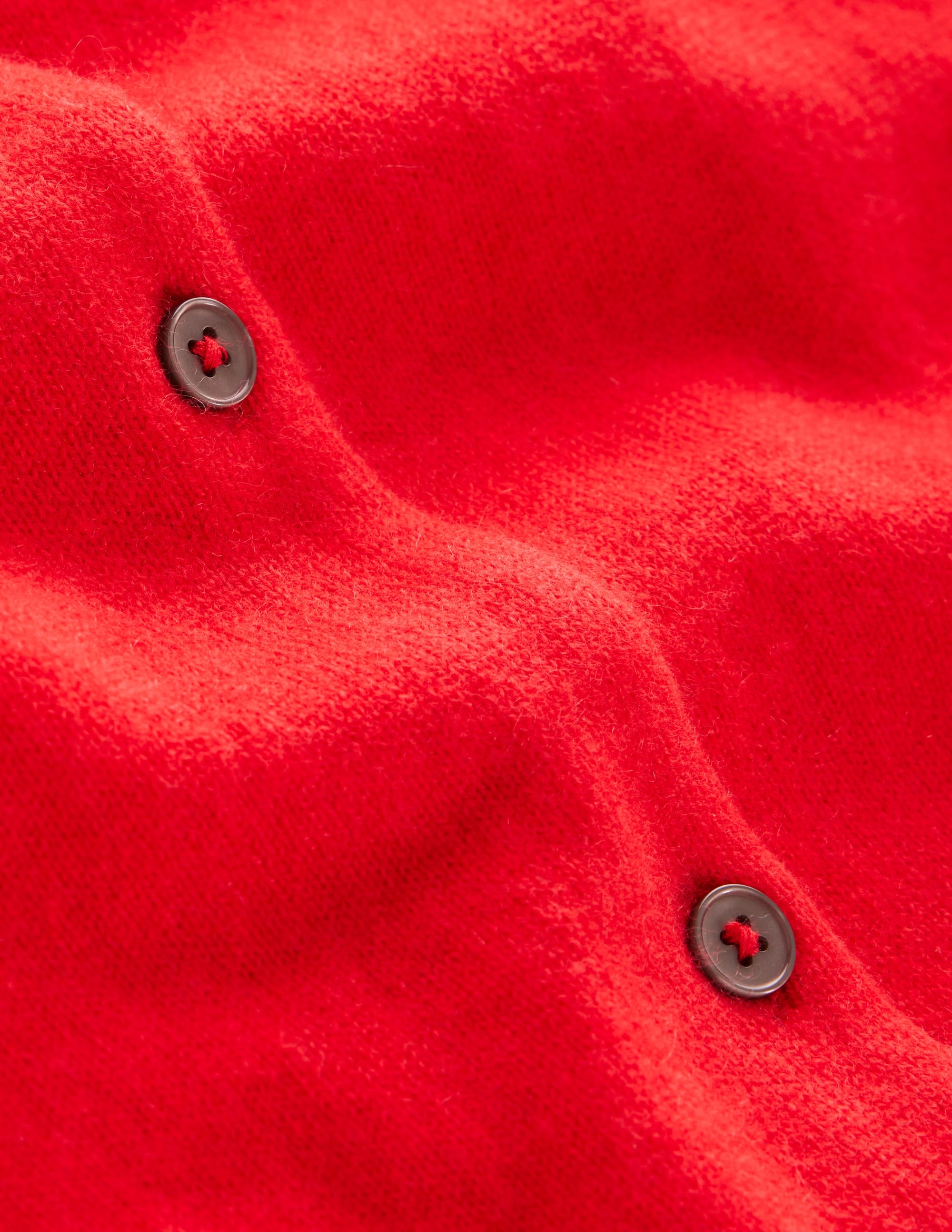 Eva Cashmere Crew Cardigan-Strawberry Tart Red - Image 6