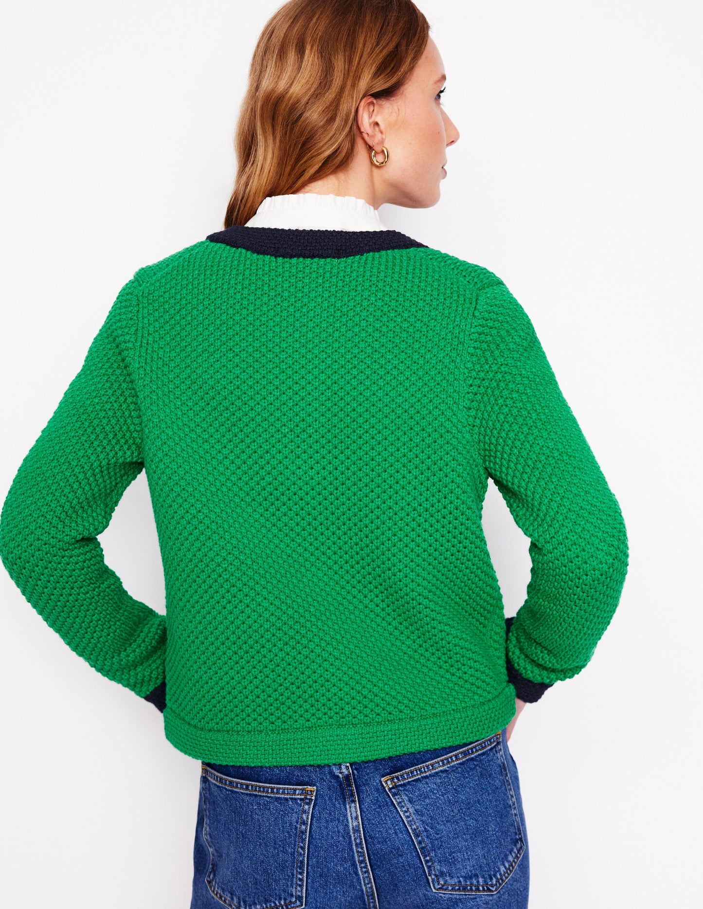 Libby Knitted Jacket-Rich Emerald