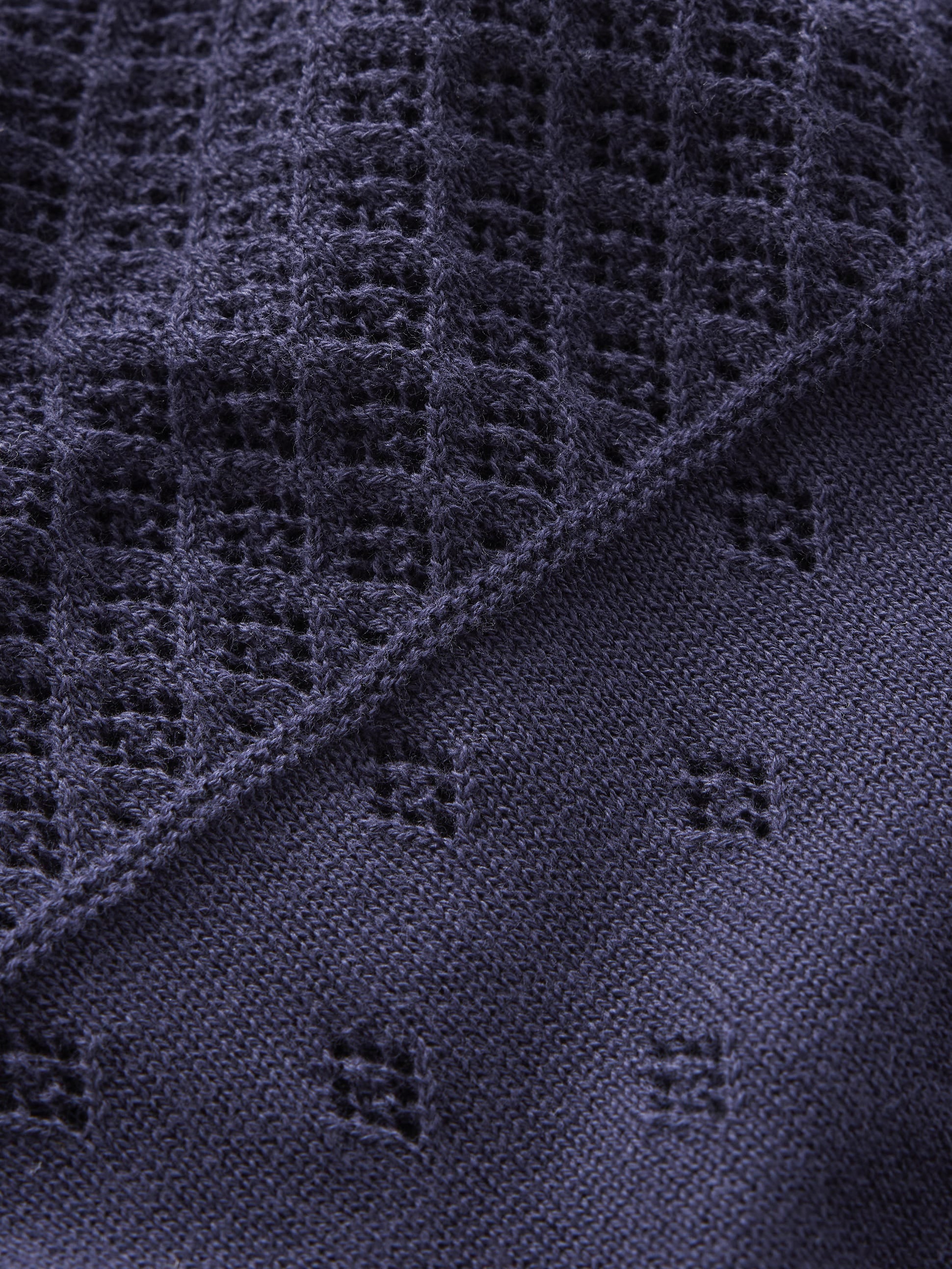 Rosalie Pointelle Jumper-Navy-6