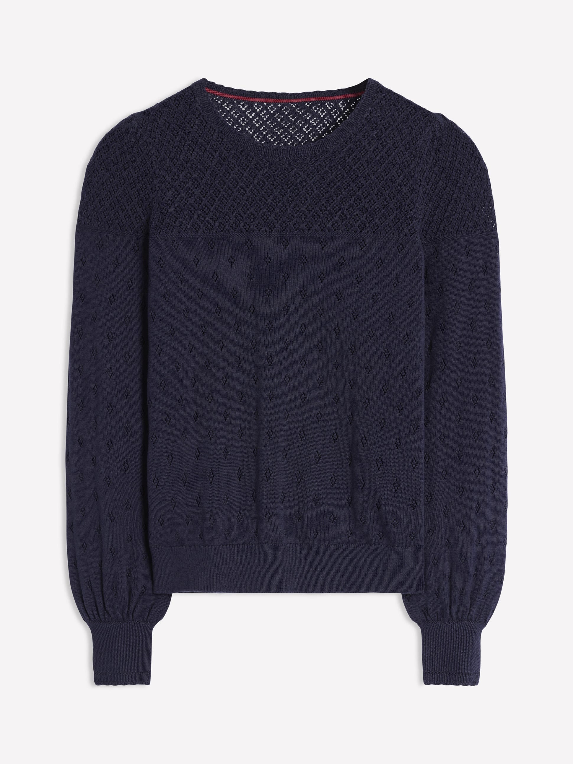 Rosalie Pointelle Jumper-Navy-5